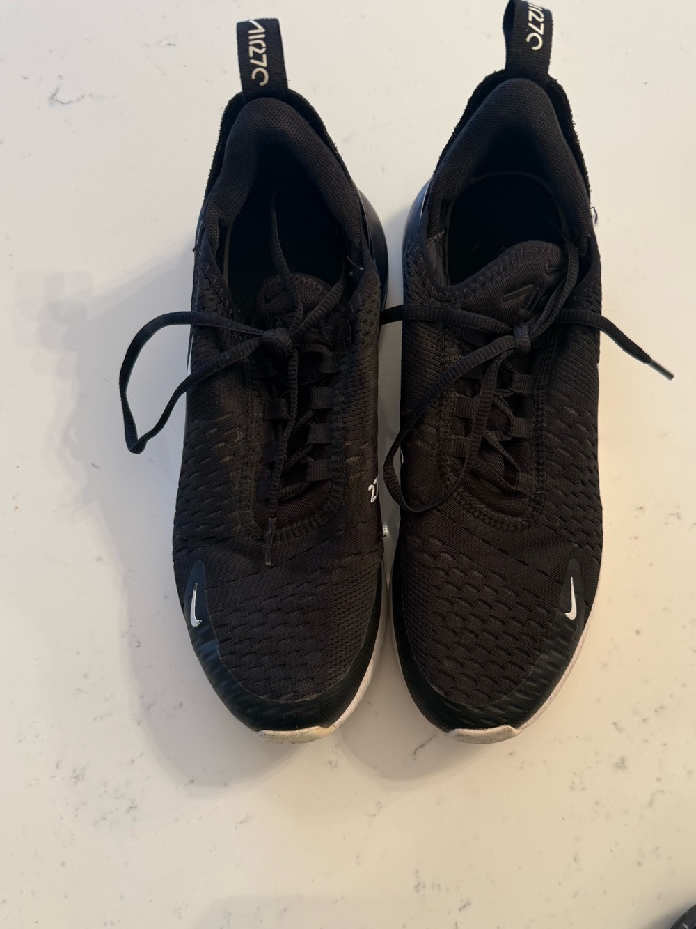 Nike Black Air Zoom 270 Mesh Running Shoes